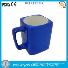 Werbeartikel Blue Outside Certified Square Keramikbecher